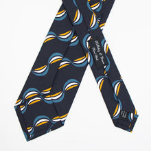 画像をギャラリービューアに読み込む, HOLLIDAY&BROWN(ホリデーアンドブラウン)ハンドメイド シルク タイ【ダークネイビー】国内正規品
