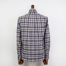画像をギャラリービューアに読み込む, INDIVIDUALIZED SHIRTS(インディヴィジュアライズド シャツ)STANDARD FIT スタンダードフィット チェック柄 ボタンダウン コットン シャツ【ネイビー×アイボリー×レッド】国内正規品