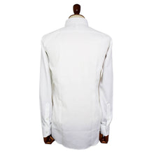画像をギャラリービューアに読み込む, BRUNO(ブルーノ)セミワイドカラー オックスフォード ドレス シャツ 形態安定加工【ホワイト】