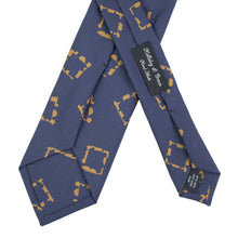 画像をギャラリービューアに読み込む, HOLLIDAY&BROWN(ホリデーアンドブラウン)シルク タイ【ネイビー】国内正規品