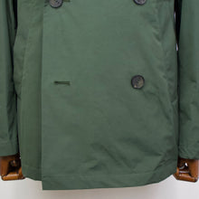 画像をギャラリービューアに読み込む, hevo(イーヴォ)TRANI トラーニ ポリエステル コットン ショート丈 ピーコート / ピージャケット【カーキ】国内正規品