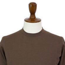 画像をギャラリービューアに読み込む, FILIPPO DE LAURENTIIS(フィリッポ デ ローレンティス)ニットTシャツ【ブラウン】