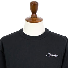 画像をギャラリービューアに読み込む, dotBravo(ドットブラーボ)ワンポイント ヘビーオンス クルーネック Tシャツ【ブラック】国内正規品