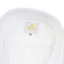 画像をギャラリービューアに読み込む, BRUNO(ブルーノ)セミワイドカラー オックスフォード ドレス シャツ 形態安定加工【ホワイト】