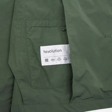 画像をギャラリービューアに読み込む, hevo(イーヴォ)TRANI トラーニ ポリエステル コットン ショート丈 ピーコート / ピージャケット【カーキ】国内正規品