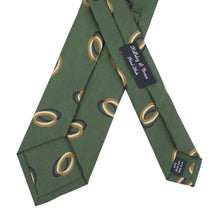 画像をギャラリービューアに読み込む, HOLLIDAY&BROWN(ホリデーアンドブラウン)シルク タイ【グリーン】国内正規品