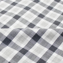 画像をギャラリービューアに読み込む, giannetto(ジャンネット)Vinci fit ヴィンチフィット ブロックチェック柄 カッタウェイカラー コットン シャツ【ブラック×ホワイト】国内正規品