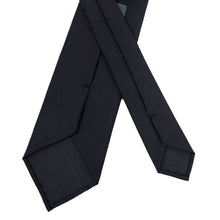 画像をギャラリービューアに読み込む, BRUNO(ブルーノ)DORMEUIL ドーメル (AMADEUS365) トレピエゲ 三つ折り ウール ネクタイ【ブラックBLACK】正規販売店