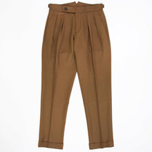 画像をギャラリービューアに読み込む, BERWICH(ベルウィッチ)SCOTCH / スコッチ VB8996 2プリーツ アジャスター付き ウール パンツ【ブロンズ】国内正規品