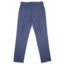 画像をギャラリービューアに読み込む, BERWICH(ベルウィッチ)BERTO / ベルト 1プリーツ ストレッチ パンツ TS1535X【ブルー】国内正規品