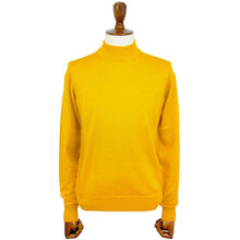画像をギャラリービューアに読み込む, Drumohr(ドルモア)ハイゲージ モックネック ウール ニット【イエロー】国内正規品