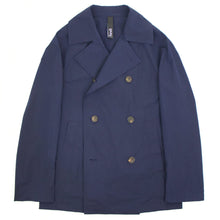 画像をギャラリービューアに読み込む, hevo(イーヴォ)TRANI トラーニ ポリエステル コットン ショート丈 ピーコート / ピージャケット【ネイビー】国内正規品