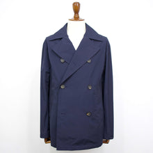 画像をギャラリービューアに読み込む, hevo(イーヴォ)TRANI トラーニ ポリエステル コットン ショート丈 ピーコート / ピージャケット【ネイビー】国内正規品