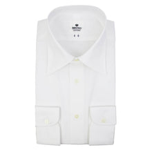 画像をギャラリービューアに読み込む, BRUNO(ブルーノ)セミワイドカラー ブロード ドレス シャツ【ホワイト】