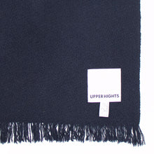 画像をギャラリービューアに読み込む, upper hights(アッパーハイツ)カシミヤ ストール【ネイビー】国内正規品