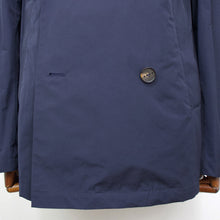 画像をギャラリービューアに読み込む, hevo(イーヴォ)TRANI トラーニ ポリエステル コットン ショート丈 ピーコート / ピージャケット【ネイビー】国内正規品