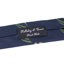 画像をギャラリービューアに読み込む, HOLLIDAY&BROWN(ホリデーアンドブラウン)シルク タイ【ネイビー】国内正規品