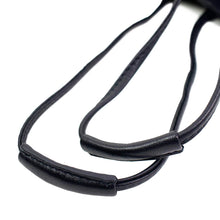 画像をギャラリービューアに読み込む, FATTORIA del CUOIO(ファットリアデルクオーイオ)イントレチャート 巾着 レザーバッグ【ブラック】国内正規品