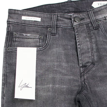 画像をギャラリービューアに読み込む, YCHAI(イカイ)PANATELA ブラックダメージ 5ポケット ストレッチ ウォッシュドデニム【ブラック】国内正規品
