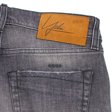 画像をギャラリービューアに読み込む, YCHAI(イカイ)PANATELA ブラックダメージ 5ポケット ストレッチ ウォッシュドデニム【ブラック】国内正規品