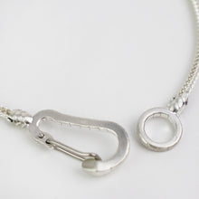 画像をギャラリービューアに読み込む, MIKIA(ミキア)Silver925 Snake Karabiner Bracelets シルバー925 スネーク カラビナ ブレスレット【シルバー】国内正規品