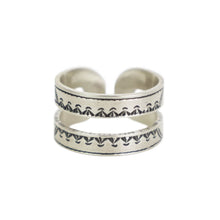 画像をギャラリービューアに読み込む, ADAWAT'N TUAREG(アダワットゥン トゥアレグ)ZeziTissght / ゼジィ ティサット シルバー925 楕円形 シルバー リング【シルバー】国内正規品