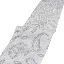 画像をギャラリービューアに読み込む, HOLLIDAY&BROWN(ホリデーアンドブラウン)シルク タイ【シルバー】国内正規品