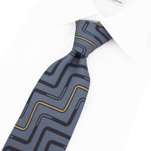 画像をギャラリービューアに読み込む, HOLLIDAY&BROWN(ホリデーアンドブラウン)シルク タイ【グレー】国内正規品