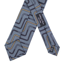 画像をギャラリービューアに読み込む, HOLLIDAY&BROWN(ホリデーアンドブラウン)シルク タイ【グレー】国内正規品