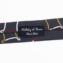 画像をギャラリービューアに読み込む, HOLLIDAY&BROWN(ホリデーアンドブラウン)ハンドメイド シルク タイ【チャコールグレー】国内正規品