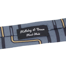 画像をギャラリービューアに読み込む, HOLLIDAY&BROWN(ホリデーアンドブラウン)シルク タイ【グレー】国内正規品