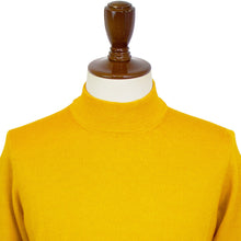 画像をギャラリービューアに読み込む, Drumohr(ドルモア)ハイゲージ モックネック ウール ニット【イエロー】国内正規品