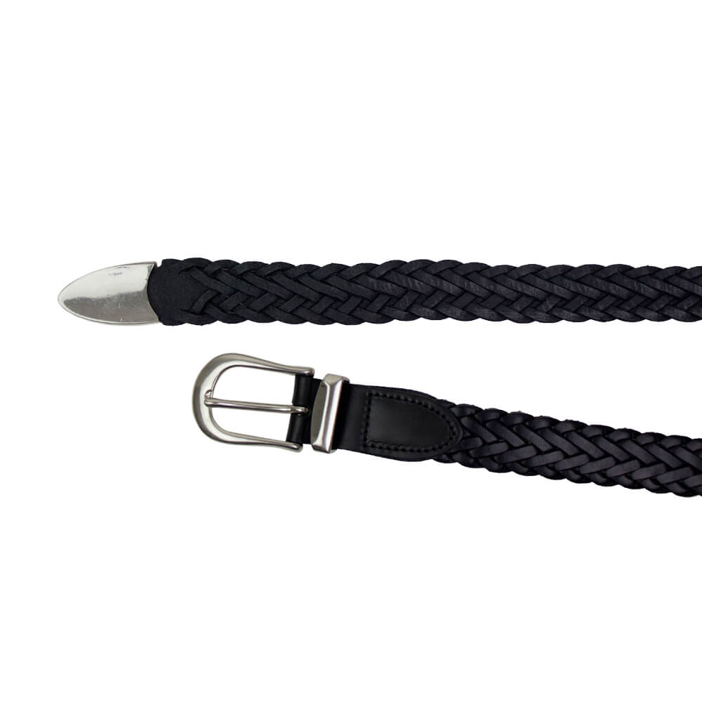 THE SOLE(ザソール)ブラックカーフメッシュプンターレベルト【ブラック】