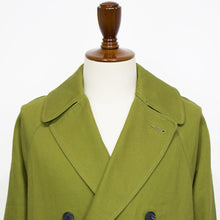 画像をギャラリービューアに読み込む, Solleciti(ソレシティ)コットンツイル ダブルブレスト スプリング コート【オリーブ】国内正規品