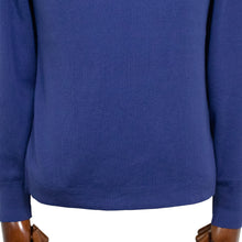 画像をギャラリービューアに読み込む, Blu Bre(ブルブレ)コットン クルーネック ロングスリーブ ニットTシャツ【モルジブブルー】国内正規品