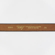画像をギャラリービューアに読み込む, TORY LEATHER(トリー レザー)BRASS SPUR BUCKEL 1 ブラウドルレザー ベルト【ブラウン】国内正規品