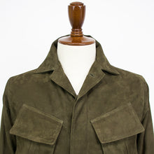 画像をギャラリービューアに読み込む, CINQUANTA(チンクワンタ)JUNGLE FATIGUE JACKET ジャングルファティーグジャケット ミリタリー US ARMY スエード【カーキ】国内正規品