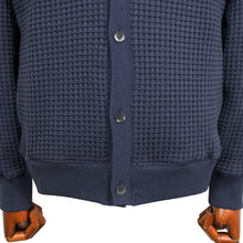 画像をギャラリービューアに読み込む, Seagreen(シーグリーン)BIG WAFFLE CARDIGAN ビッグ ワッフル カーディガン【ネイビー】国内正規品