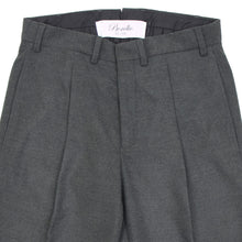 画像をギャラリービューアに読み込む, BORELIO(ボレリオ)ワンプリーツ テーパード パンツ スラックス【ミディアムグレー】国内正規品