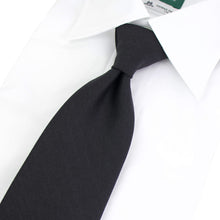 画像をギャラリービューアに読み込む, BRUNO(ブルーノ)スフォデラートトレピエゲ ウールタイ DORMEUIL ドーメル 生地使用 トレピエゲ 三つ折り ウール ネクタイ【ダークグレー】正規販売店