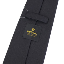 画像をギャラリービューアに読み込む, BRUNO(ブルーノ)スフォデラートトレピエゲ ウールタイ DORMEUIL ドーメル 生地使用 トレピエゲ 三つ折り ウール ネクタイ【ダークグレー】正規販売店