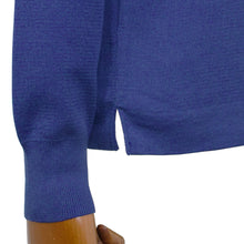 画像をギャラリービューアに読み込む, Blu Bre(ブルブレ)コットン クルーネック ロングスリーブ ニットTシャツ【モルジブブルー】国内正規品