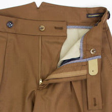 画像をギャラリービューアに読み込む, BERWICH(ベルウィッチ)SCOTCH / スコッチ VB8996 2プリーツ アジャスター付き ウール パンツ【ブロンズ】国内正規品