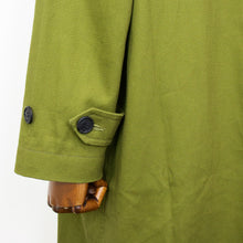 画像をギャラリービューアに読み込む, Solleciti(ソレシティ)コットンツイル ダブルブレスト スプリング コート【オリーブ】国内正規品