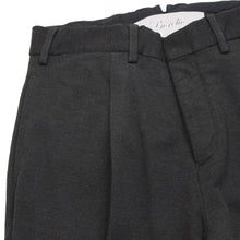 画像をギャラリービューアに読み込む, BORELIO(ボレリオ)ワンプリーツ テーパード パンツ スラックス【チャコールグレー】国内正規品
