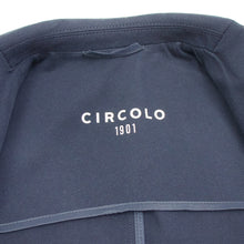 画像をギャラリービューアに読み込む, CIRCOLO 1901(チルコロ 1901)ジャージージャケット【ネイビー】
