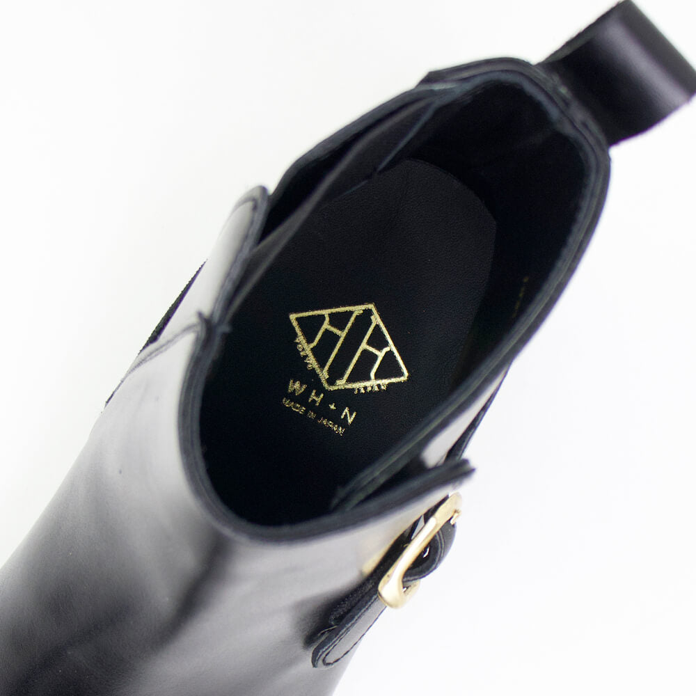 WH(ダブルエイチ)NWH-0002 ハギンググッドイヤー製法ジョッパーブーツ 【ブラック】国内正規品