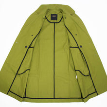 画像をギャラリービューアに読み込む, Solleciti(ソレシティ)コットンツイル ダブルブレスト スプリング コート【オリーブ】国内正規品