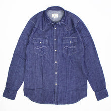 画像をギャラリービューアに読み込む, GUY ROVER × FORTELA(ギローバー × フォルテラ)LOS ANGELES ロサンゼルス デニム ウエスタン シャツ【インディゴブルー】国内正規品
