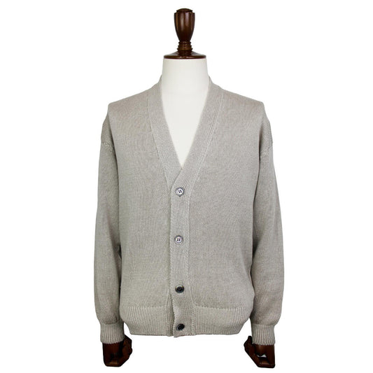 Vandori(ヴァンドリ)ドロップショルダーカーディガン【ベージュ】